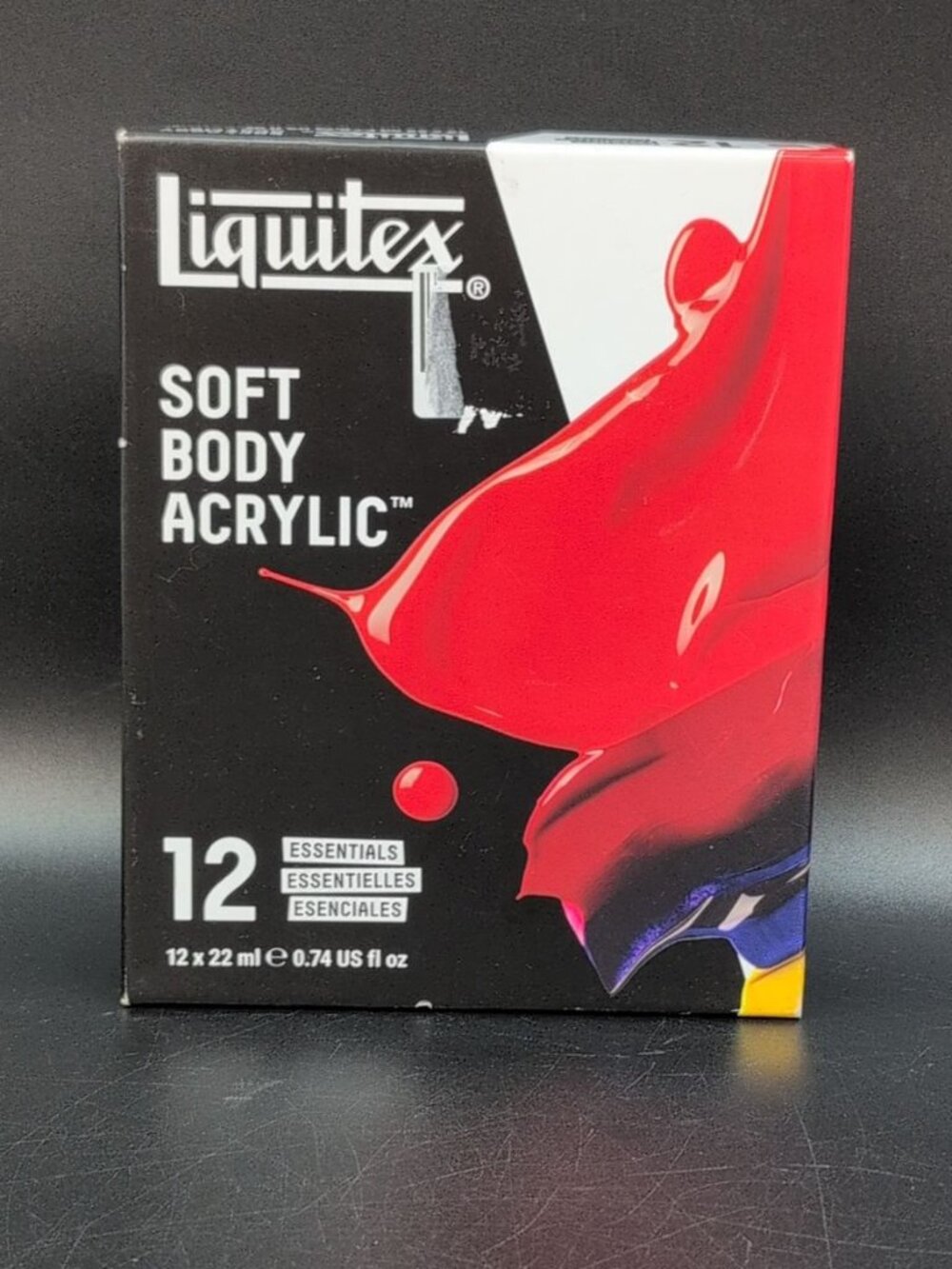 Liquitex Professional Soft Body Acrylic Essentials Paint Set 12 x 22ml